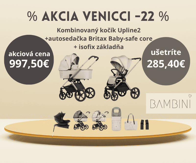 Venicci Upline2 -22% s autosedackou baby safe core